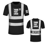 AYKRM Yellow, Orange, Black, Blue, Pink High Vis t Shirt for Men Women