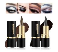 Ayky Long Wear Gel Eyeliner,Ayky Natural Black Eyeliner Cream Waterproof,Rationalu Gel Eyeliner,Smudge Proof,Smokey Eyeshadow Palette Stick Smudge Proof for Daily or Party Looks (03# 04#)