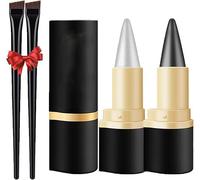 Ayky Long Wear Gel Eyeliner - Natural Black Eyeliner Cream Waterproof,Ayky Gel Eyeliner Pencil,Eye Liner Waterproof Smudge Proof,Rational Eyeliner, Waterproof Eyeliner Pen (#01+#02)