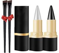 Ayky Long Wear Gel Eyeliner - Natural Black Eyeliner Cream Waterproof,Ayky Gel Eyeliner Pencil,Eye Liner Waterproof Smudge Proof,Rational Eyeliner, Waterproof Eyeliner Pen (#01+#04)