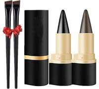 Ayky Long Wear Gel Eyeliner - Natural Black Eyeliner Cream Waterproof,Ayky Gel Eyeliner Pencil,Eye Liner Waterproof Smudge Proof,Rational Eyeliner, Waterproof Eyeliner Pen (#02+#03)