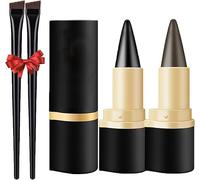 Ayky Long Wear Gel Eyeliner - Natural Black Eyeliner Cream Waterproof,Ayky Gel Eyeliner Pencil,Eye Liner Waterproof Smudge Proof,Rational Eyeliner, Waterproof Eyeliner Pen (#03+#04)