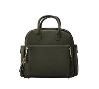 Ayla & Co Mini Bag, Transitional Minimal Diaper Bag, Vegan Leather, with Expandable Pockets, Built-In Wallet, Organizer, Magnetic Front Pocket, Adjustable Straps, Olive