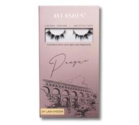 AYLASHES - DIY Eyelash Extensions Prague Eyelash Bands | Up to 7 Days Hold | Eyelashes DIY Set for Home | Artificial Eyelashes | Lash Extension Set | 4 mm - 16 mm