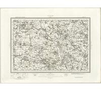 Aylsham (Cromer) - Ordnance Survey of England and Wales 1890 Series - Size - 100 x 74cm - Paper