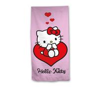 Aymax Hello Kitty Polyester Beach Towel, Beach Towel 70 x 140 cm Ultra Absorbent