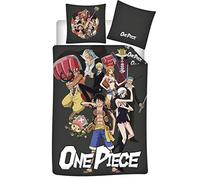 AYMAX One Piece Team Bedding Set, Reversible Duvet Cover 140 x 200 cm + Pillowcase 63 x 63 cm, 100% Microfibre