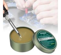 AYMBH 100g Lead-Free Rosin Solder Paste Flux - No Clean 100g Electronic Welding Grease for PCB, BGA, SMD, Phone Repair - High Purity, Non-Toxic, Environmentally Friendly, Low Residue Flux