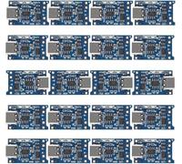 AYMBH 20PCS TP4056 Type-C 1A 5V Lithium Battery Charging Board Module - Dual Protection, Overcharge & Short Circuit Safety - 18650 Charger for DIY Projects