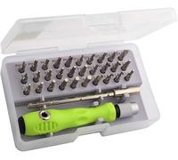 AYMBH 32-in-1 Precision Magnetic Screwdriver Set - Portable Mini Driver Kit with Adjustable Pole for Electronics, Phones, Laptops, Glasses, & More - Durable Chrome Vanadium Steel Tools