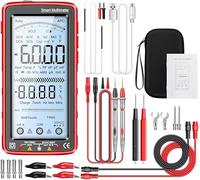 AYMBH 681 Rechargeable Digital Professional Multimeter - 6000 Count True RMS Auto-Scanning Tester with Non-Contact Voltage Detection, LCD Backlit Screen & Flashlight