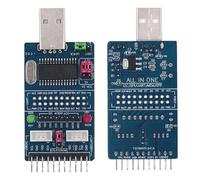 AYMBH CH341A USB to SPI I2C IIC UART TTL ISP Serial Adapter Module | 3.3V/5V Compatible Converter for Debugging, Firmware Upgrades, RS232 RS485, and EPP/MEM Parallel Port Interface