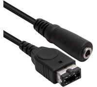 AYMBH GBA SP & NDS GameBoy Advance SP 3.5mm Headphone Adapter - Durable Black Earphone Jack Cable for Standard Headphones, Lightweight & Plug-and-Play Design