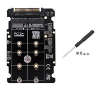 AYMBH M.2 SSD to U.2 Adapter Card - NVMe & SATA-Bus Combo Adapter for NGFF SSD - PCIe Express U.2 SFF-8639 Module - Compatible with SSD 750, P3600, P3700 - High-Speed Dual Power Supply Design