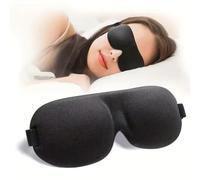 AYMBH Mulberry Silk 3D Sleep Mask for Women & Men - Adjustable Lightweight Eye Mask for Sleeping, Travel & Relaxation Skin-Friendly, Breathable Blackout Eye Shade Ideal for Insomnia & Dry Eyes Relief