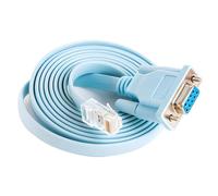 AYMBH RJ45 to RS232, Console Cable RJ45 to RS232 DB9 Female Rollover Serial Adapter Cat5 Ethernet LAN for Cisco Routers, Switches & Network Devices, 1.5m Plug & Play COM Port Cable 4.92Ft/1.5M
