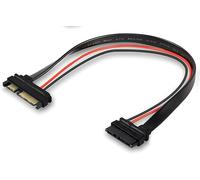 AYMBH SATA Cable 22Pin Male to Slimline 7+6Pin 13Pin Female Adapter, SATA Power Converter for Slim HDD SSD ODD, Laptop & PC Upgrade, Plug and Play Power Cable - 1PC 30cm