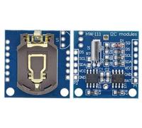 AYMBH Tiny RTC I2C DS1307 AT24C32 Real-Time Clock Module with 32K EEPROM Memory, CR2032 Battery not Included, Fully Assembled for Arduino, AVR, PIC, ARM, and 51 Microcontrollers