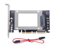 AYMBH U.2 PCIe Expansion Card - SFF-8639 to SSD Adapter, PCI-E 3.0 x4/x8/x16, Dual Protocol Support for U.2 & SATA SSD, High-Speed NVMe Performance, Multi-System WIN7/8/10/32/MAC/Linux Compatibility