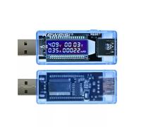 AYMBH USB Charger Doctor Power Tester - Digital Voltmeter Ammeter with LCD Display | USB Voltage Current Capacity Detector | Plug & Play Multimeter for Power Bank, Charger, PC