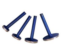 AYMBSM 4PCS 15/20/25/30mm Grinding Head 6mm Shank Diamond Sintered Mounted Points Carving Grind Wheel Polishing Tools .0619