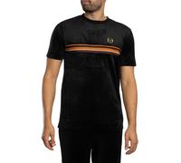 Ayme Velour T Shirt Black Gold, Medium