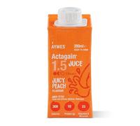 AYMES ActaGain 1.5 Juce Juice Drink - Juicy Peach - 1 x 200ml