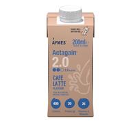 AYMES ActaGain 2.0 Nutritional Drink - Cafe Latte - 24 x 200ml