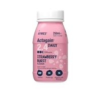 AYMES - Actagain 2.4 Daily - High Energy Nutritional Drink - Strawberry Burst - 12 x 250ml Bottles - Gluten Free - Suitable for Adults and Children Aged 6+