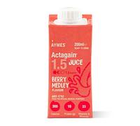 AYMES Actagain Juce - Juice-Style Nutritional Drink - Berry Medley - 1 x 200ml Cartons - Gluten Free & Fat Free - Suitable for Adults and Children Aged 6+