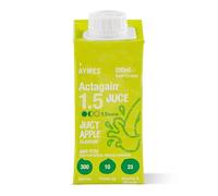 AYMES Actagain Juce - Juice-Style Nutritional Drink - Juicy Apple - 1 x 200ml Cartons - Gluten Free & Fat Free - Suitable for Adults and Children Aged 6+