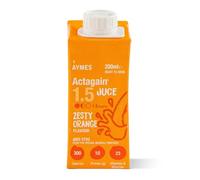 AYMES Actagain Juce - Juice-Style Nutritional Drink - Zesty Orange - 1 x 200ml Cartons - Gluten Free & Fat Free - Suitable for Adults and Children Aged 6+