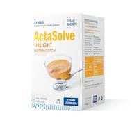 AYMES - ActaSolve Delight - Dessert-Style Nutritional Supplement - Powder Mix with Milk - Butterscotch Flavour - Gluten free, Vegetarian, Halal & Kosher - For Ages 6+ and Adults - 7 servings