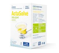 AYMES - ActaSolve Delight - Dessert-Style Nutritional Supplement - Powder Mix with Milk - Lemon Flavour - Gluten free, Vegetarian, Halal & Kosher - For Ages 6+ and Adults - 7 servings