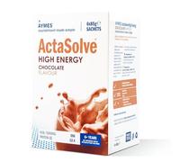 AYMES - ActaSolve High Energy - Powdered Oral Nutritional Supplement - High Calorie - Milkshake-Style - Chocolate - Gluten free, Vegetarian, Halal & Kosher - For Ages 3+ and Adults - 6 Servings
