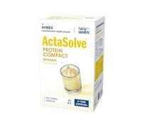 AYMES - ActaSolve Protein Compact - Banana - 42 Servings - High Protein Nutritional Powder - Gluten Free & Vegetarian - Suitable for Adults and Children Aged 3+