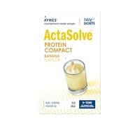 AYMES - ActaSolve Protein Compact - Banana - 7 Servings - High Protein Nutritional Powder - Gluten Free & Vegetarian - Suitable for Adults and Children Aged 3+