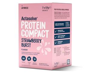 AYMES Actasolve Protein Compact - Strawberry Burst - 7 Servings