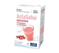 AYMES - ActaSolve Smoothie - Strawberry & Cranberry - 42 Servings - Vegan-Friendly Nutritional Powder - Gluten Free - Suitable for Adults and Children Aged 3+