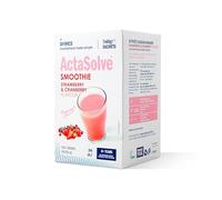 AYMES - ActaSolve Smoothie - Strawberry & Cranberry - 7 Servings - Vegan-Friendly Nutritional Powder - Gluten Free - Suitable for Adults and Children Aged 3+