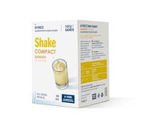 AYMES - Shake Compact - 42 Servings - Low Volume Nutritional Powder - Banana - Milkshake-Style Drink Mix - Gluten Free & Vegetarian - Suitable for Adults and Children Aged 3+