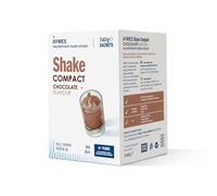 AYMES - Shake Compact - 42 Servings - Low Volume Nutritional Powder - Chocolate - Milkshake-Style Drink Mix - Gluten Free & Vegetarian - Suitable for Adults and Children Aged 3+