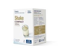 AYMES - Shake Compact - 42 Servings - Low Volume Nutritional Powder - Vanilla - Milkshake-Style Drink Mix - Gluten Free & Vegetarian - Suitable for Adults and Children Aged 3+