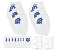Aymthgt 14 Pack 3D Airclean GN Vacuum Bags for Miele Hoover Bag, Fit for Miele GN Airclean Classic C1, Complete C2 C3 S227 S240 S270 S400 S2 S5 S8 Series Vacuum Cleaner, with 4 MP Filters,4 AC Filters