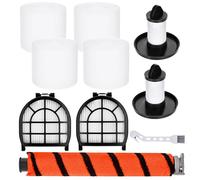 Aymthgt LZ600 Filter Replacement for Shark LZ601 LZ602 LZ602C APEX UpLight Lift-Away DuoClean Vacuum Cleaner, 2 HEPA Filters + 2 Pre-Motor Filters + 4 Foam Filters + 1 Brush Roll # XFFLZ600 & XHFFC600