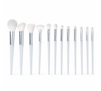 Aymzbd 12 Pcs Makeup Brush Set for Eye and Face, Professional es with Soft Synthetic s, 12-piece makeup brush set, sky blue, without brush bag