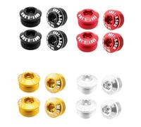 Aymzbd 16x Mountain Bike Crank Bolt Replacement Aluminum Alloy Parts for Pedal Bearings, 6.5MM Thread