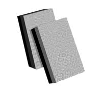 Aymzbd 2 Pack Weight Lifting Pads, Silent Mat, Multi-Function, Floor Protection, Weight Cushion for Indoor And Outdoor Exercise, Black Gray 50x30x4cm