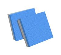 Aymzbd 2 Pack Weight Lifting Pads, Silent Mat, Multi-Function, Floor Protection, Weight Cushion for Indoor And Outdoor Exercise, Blue Gray 50x50x4cm