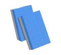 Aymzbd 2 Pack Weight Lifting Pads, Silent Mat, Multi-Function, Floor Protection, Weight Cushion for Indoor And Outdoor Exercise, Blue Gray 50x30x4cm